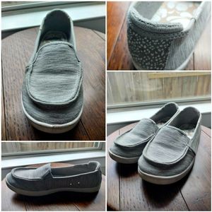 Roxy gray loafers
